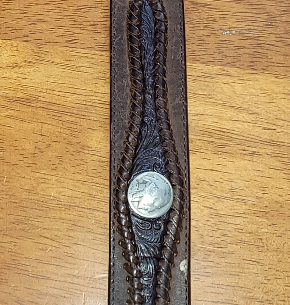 Tony Lamas Buffalo Nickel Belt